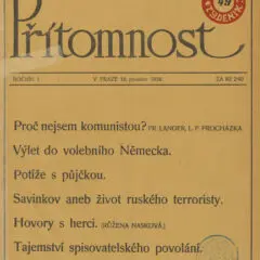 Přítomnost – „nezávislý“ politický týdeník