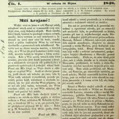 Plzeňské noviny do roku 1850