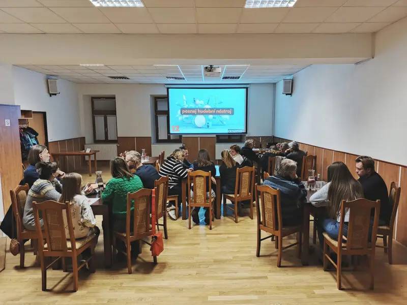 Jeden z knihovnických kvízů ve Vavřinci / Foto: Ondřej Mach