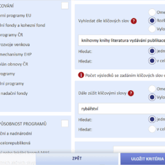 Dotační monitoring: DotaceOnline 2.0