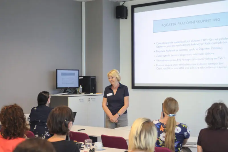 Ludmila Tichá na semináři IVIG 2025 / Foto: Tereza Garamszegi