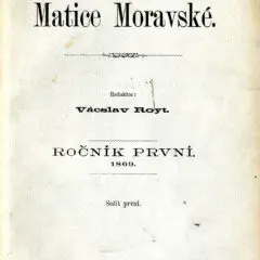 Časopis Matice moravské