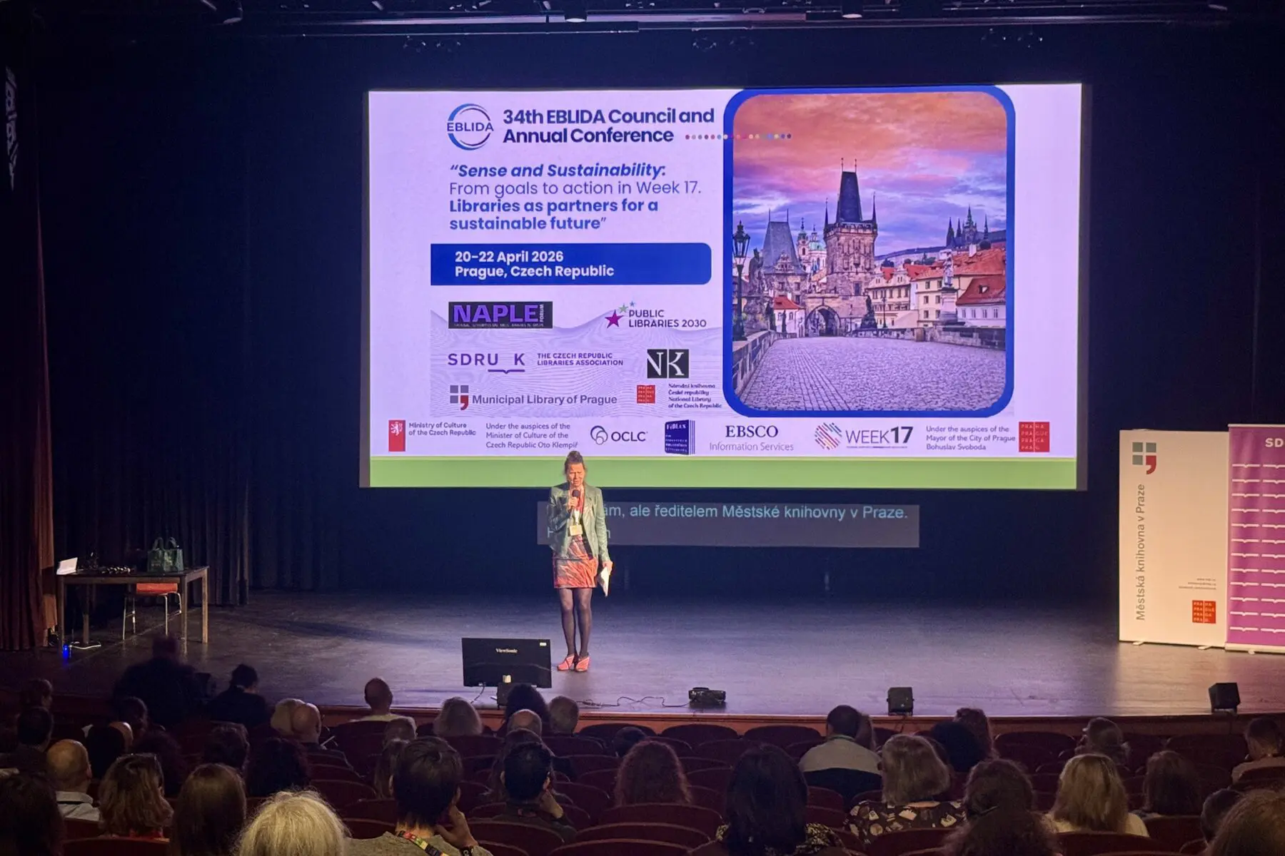 EBLIDA 2026 v&nbsp;Praze: Knihovny jako partneři pro udržitelnou budoucnost